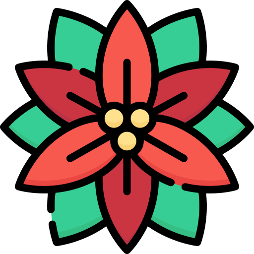 poinsettia icono gratis