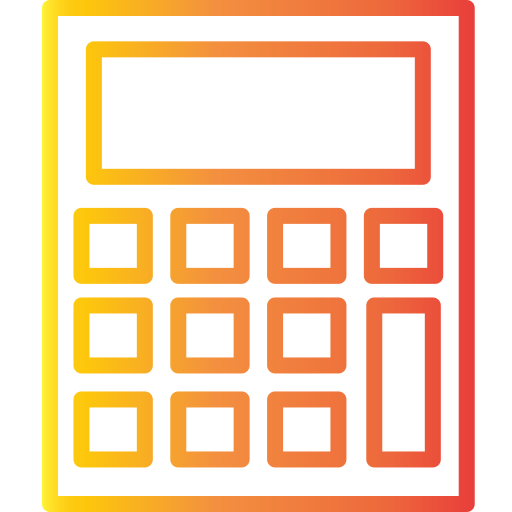 Calculator Generic Gradient icon