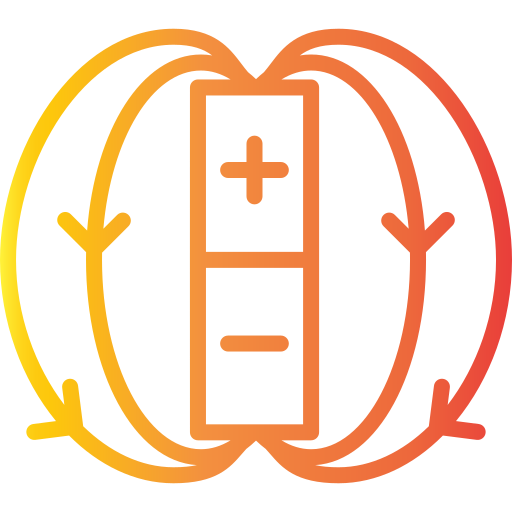 Magnetic field free icon