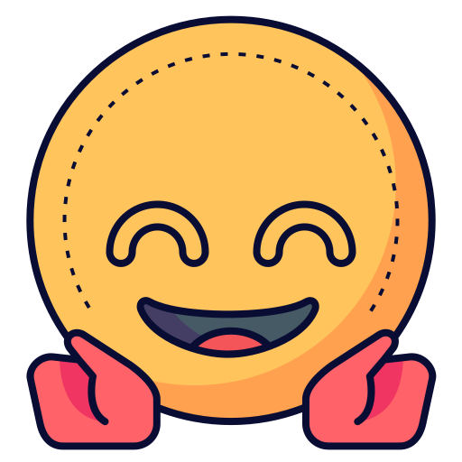 Yummy and hungry Emoji face on transparent background PNG