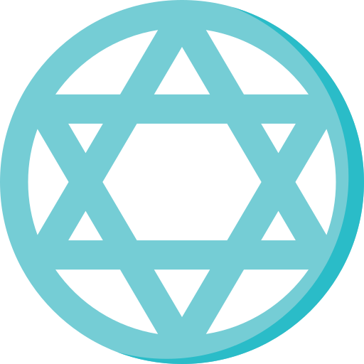 Hexagram Special Flat icon