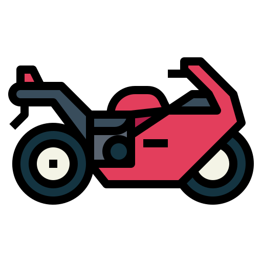 motocicleta icono gratis
