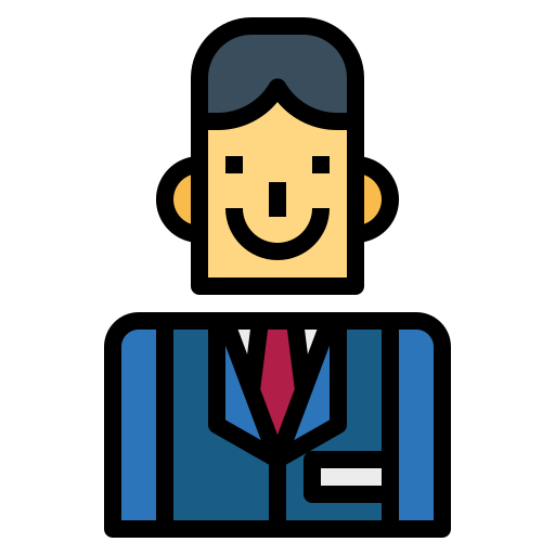 Businessman Smalllikeart Lineal Color icon