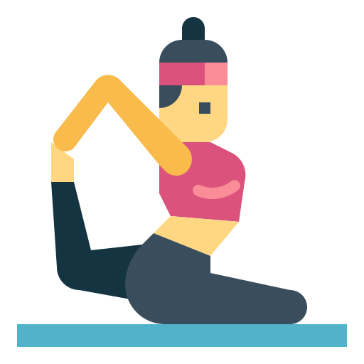 pose de yoga icono gratis