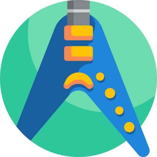 guitarra eléctrica icono gratis