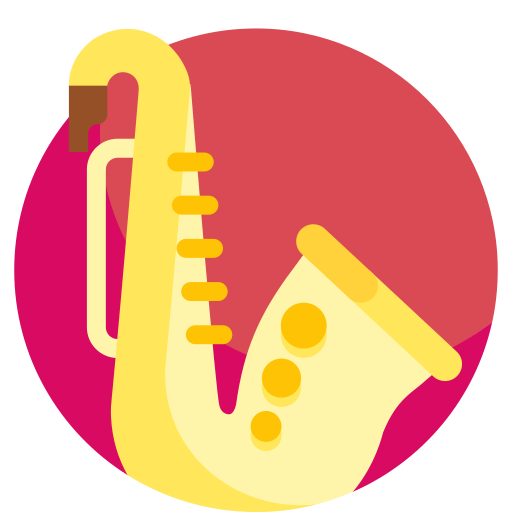 saxofón icono gratis