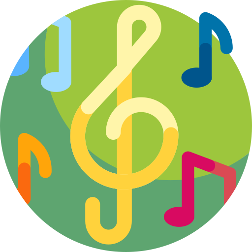 notas musicales icono gratis