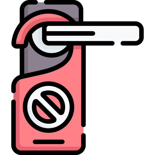 Door hanger free icon Door hanger free icon