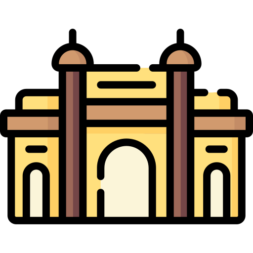 puerta de la india icono gratis