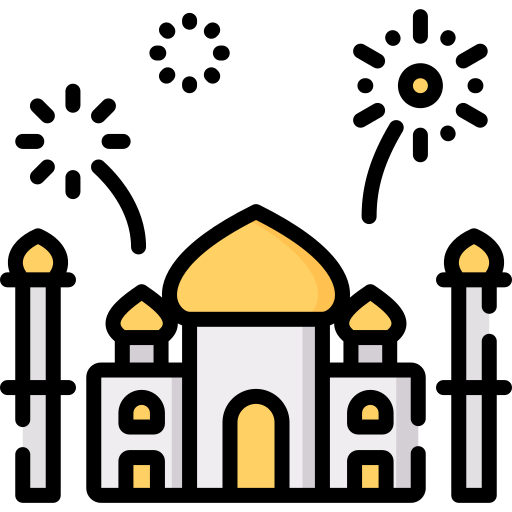 taj mahal icono gratis