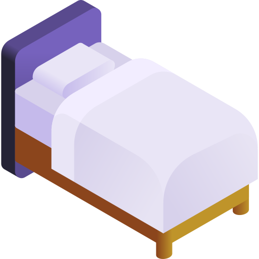 Bed free icon