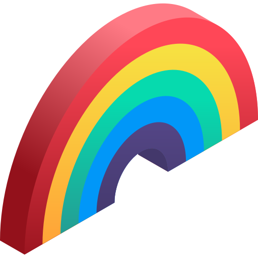 arco iris icono gratis