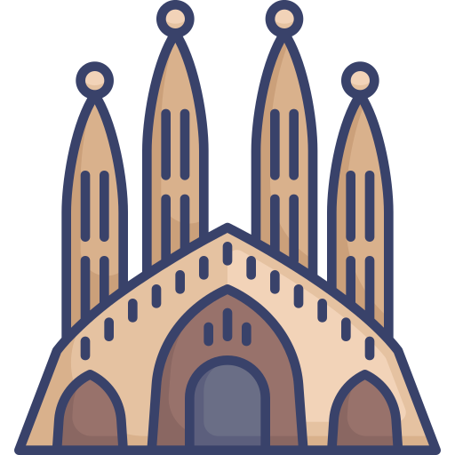 sagrada familia Icône gratuit sagrada familia Icône gratuit