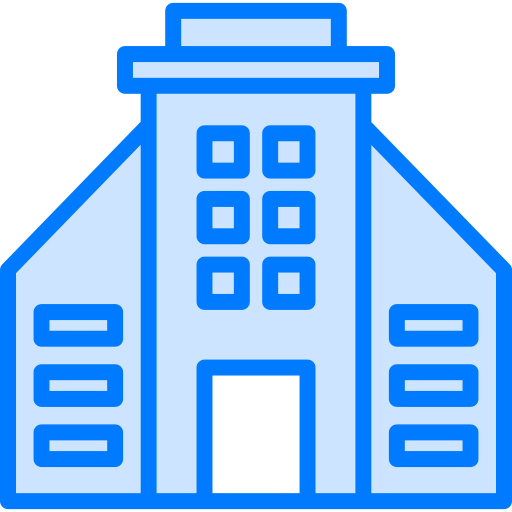 Office building Generic Blue icon