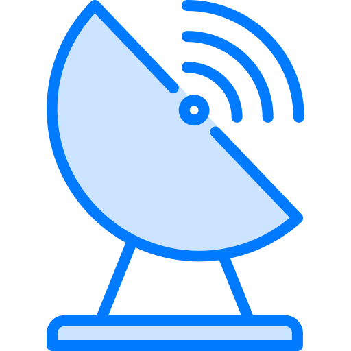 Radio antenna Generic Blue icon