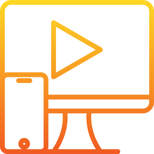 televisión inteligente icono gratis