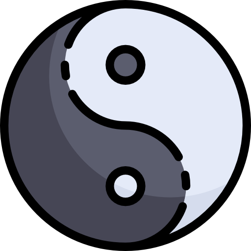 yin yang icono gratis