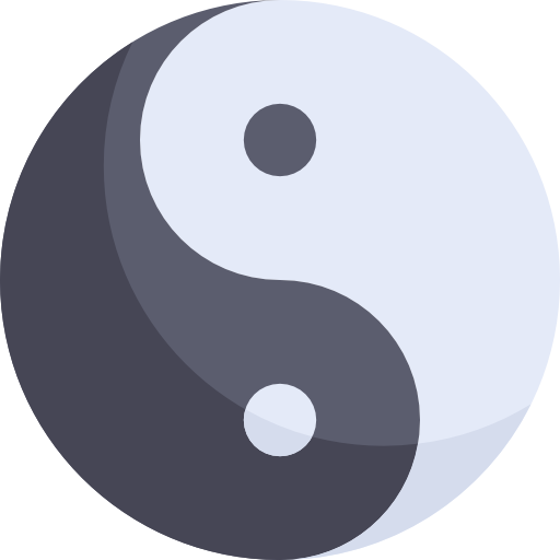 yin yang icono gratis