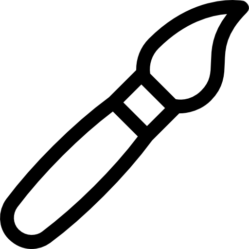 Paint brush Prosymbols Lineal icon