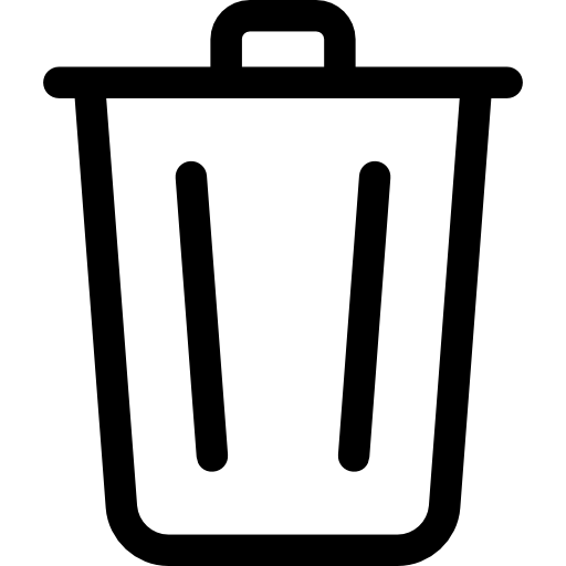 Trash - Free interface icons