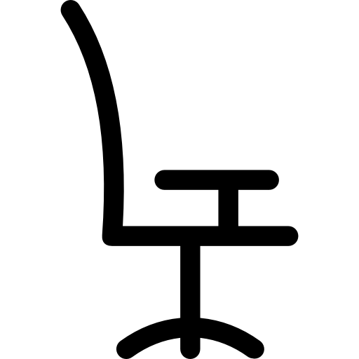 Desk chair Prosymbols Lineal icon