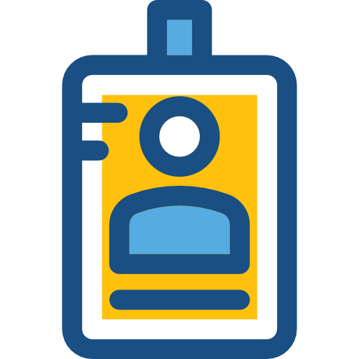 tarjeta de identificación icono gratis