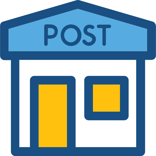 bureau de poste Icône gratuit