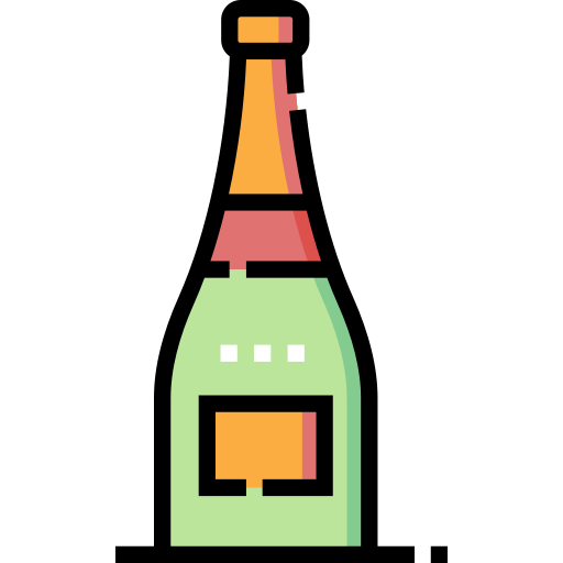 Bottle Detailed Straight Lineal Color Icon