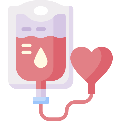 donación de sangre icono gratis