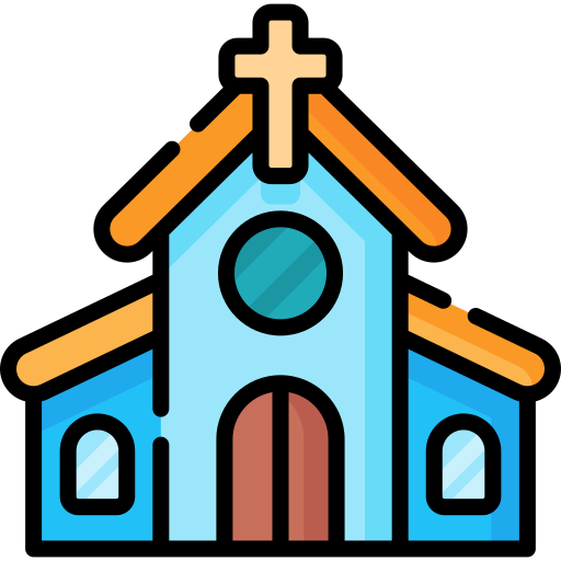 Church Special Lineal Color Icon