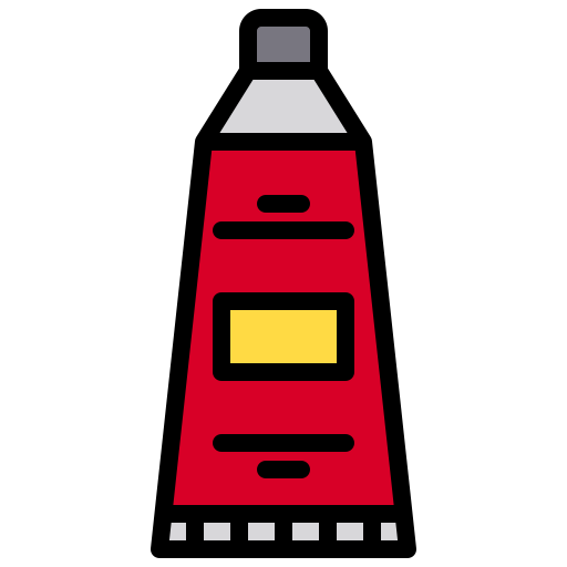 tubo de pintura icono gratis