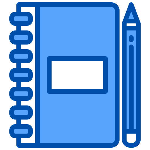 bloc de dibujo icono gratis