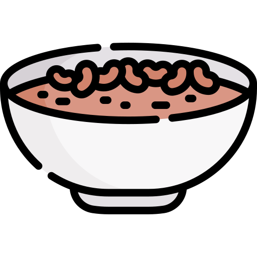 Red Bean Soup Special Lineal Color Icon