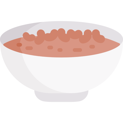 sopa de frijoles rojos icono gratis