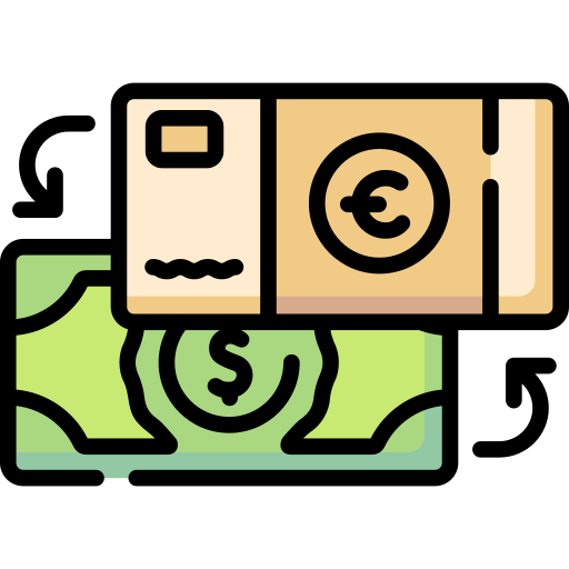 Currency exchange free icon