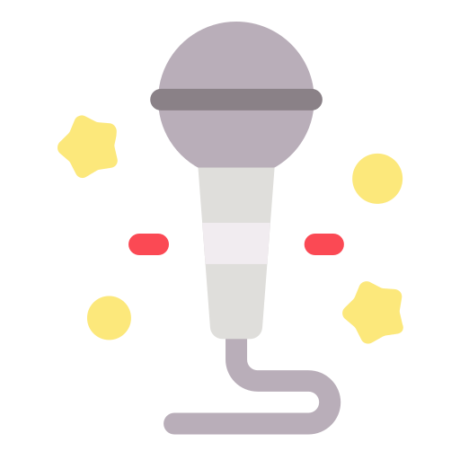 Karaoke Generic Flat icon