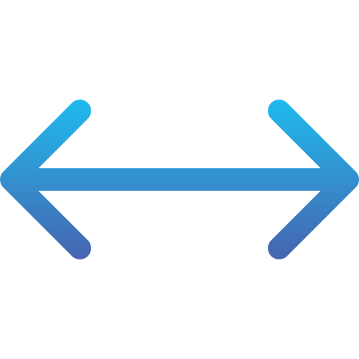 Left and right arrows - free icon