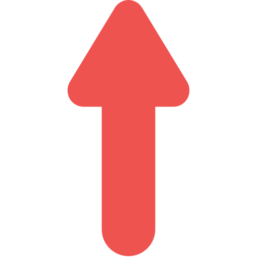 flecha hacia arriba icono gratis