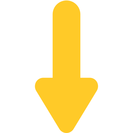 flecha hacia abajo icono gratis