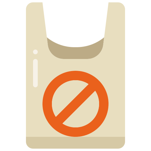 No Plastic Bags Generic Flat Icon