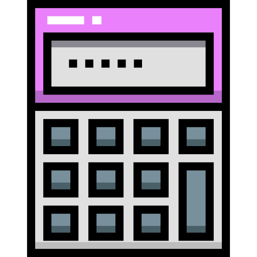 Calculating free icon