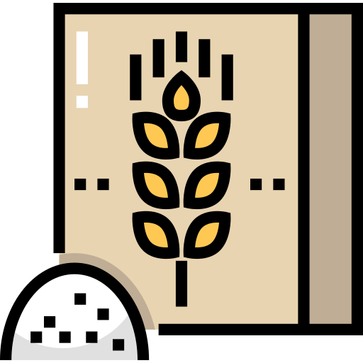 Wheat flour free icon