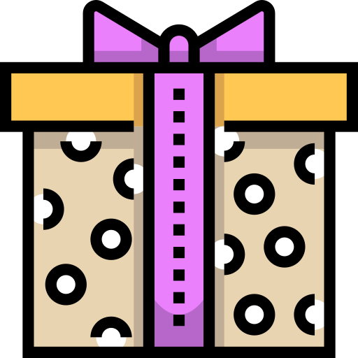 Supermarket gift free icon