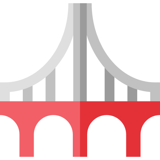 puentes icono gratis