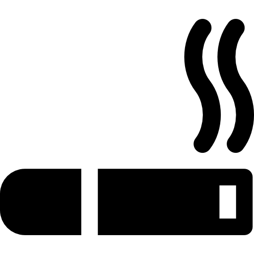 Smoking Basic Rounded Filled icon