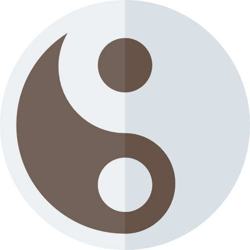 yin yang icono gratis