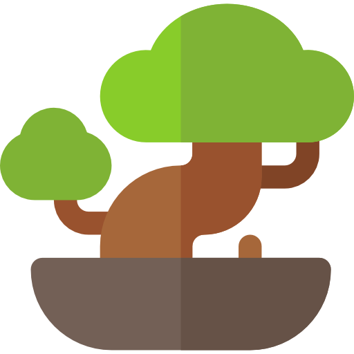 Bonsai icon Basic Rounded Flat