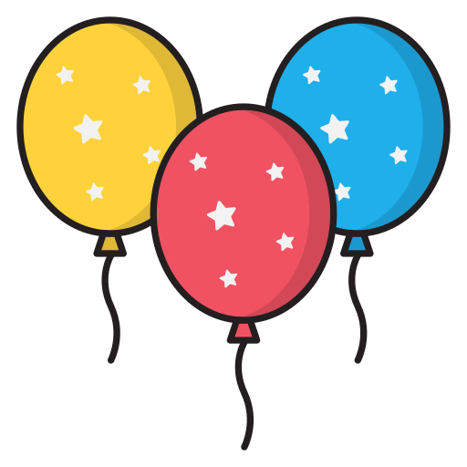 Воздушный шар бесплатно иконка