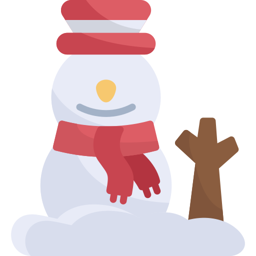 monigote de nieve icono gratis