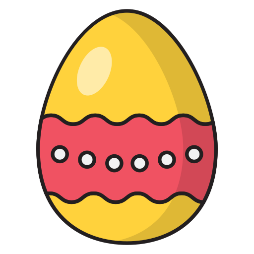 Easter Vector Stall Lineal Color icon